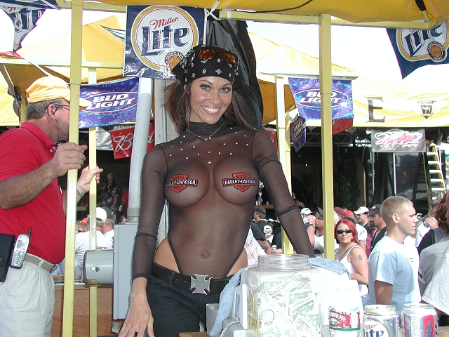 Serving beer